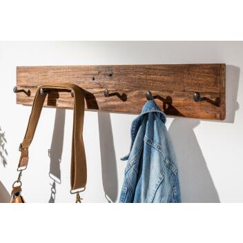 Wandgarderobe Hemingway 90cm Recyclingholz 39550