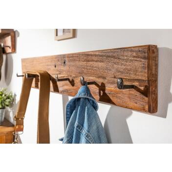 Wandgarderobe Hemingway 90cm Recyclingholz 39550