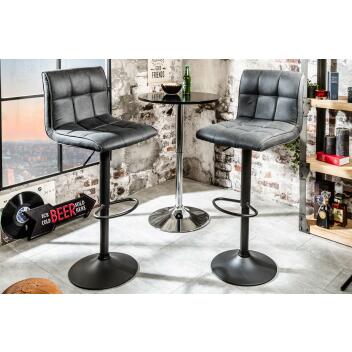 Barhocker Modena vintage grau 2x Set 39001