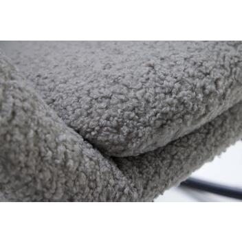 Schaukelstuhl SCANDINAVIA SWING Bouclé grau