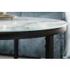 Beistelltisch Elegance 60cm wei Marmor 41885