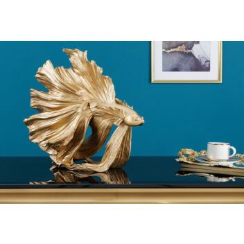 Deko Fisch Crowntail 35cm gold 43172