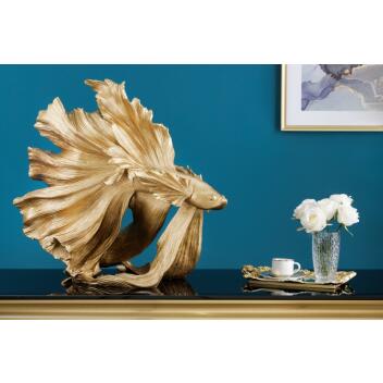 Deko Fisch Crowntail 65cm gold 43176