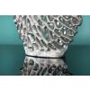 Vase Abstract Leaf 2er Set silber 43189