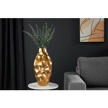 Vase Organic Orient 45cm gold Hammerschlag 41545