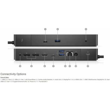 Dell K20A WD19TB Dockingstation Ladestation Laptop o.Netzteil USB-C