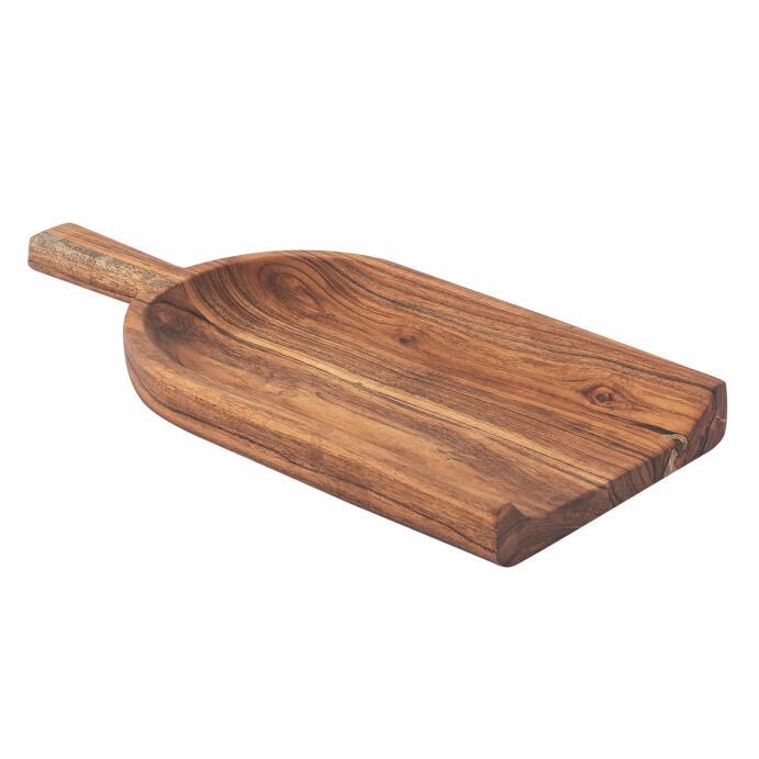 Holzschaufel Deko Schaufel Holz 45x20cm Schale Akazie massiv Servierbrett