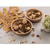 Holzschale 2er Set ø15/17cm H 4cm Dekoschale Tik & Tok rund Mangoholz Dekoschale