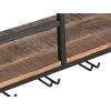 Flaschenregal Weinregal Holz 104x53x23cm Hausbar Rio Grande Mangoholz Metall
