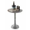Beistelltisch Metall rund ø 44x53 cm 2-teilig Dekotisch Adlon Mittelfuß Aluminium