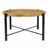 Couchtisch ø75cm Beistelltisch Wohnzimmer Tisch rund Sioux Metall Gestell