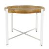 Beistelltisch ø55cm Couchtisch rund Wohnzimmer Tisch Sioux Metall Gestell