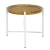 Beistelltisch ø55cm Couchtisch rund Wohnzimmer Tisch Sioux Metall Gestell