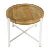 Beistelltisch ø55cm Couchtisch rund Wohnzimmer Tisch Sioux Metall Gestell