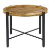 Beistelltisch ø55cm Couchtisch rund Wohnzimmer Tisch Sioux Metall Gestell