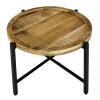 Beistelltisch ø55cm Couchtisch rund Wohnzimmer Tisch Sioux Metall Gestell