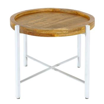 Beistelltisch Couchtisch rund Couchtisch ø46xH45cm Sioux Metall-Gestell