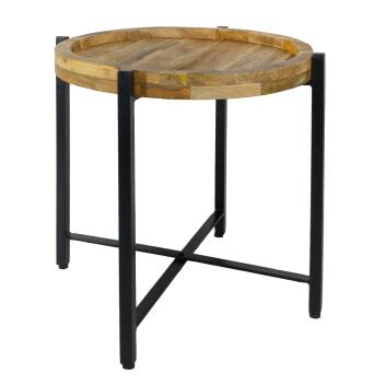 Beistelltisch Couchtisch rund Couchtisch ø46xH45cm Sioux Metall-Gestell