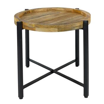 Beistelltisch Couchtisch rund Couchtisch ø46xH45cm Sioux Metall-Gestell