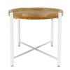 Beistelltisch Couchtisch rund Couchtisch ø46xH45cm Sioux Metall-Gestell