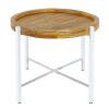 Beistelltisch Couchtisch rund Couchtisch ø46xH45cm Sioux Metall-Gestell