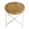 Beistelltisch Couchtisch rund Couchtisch ø46xH45cm Sioux Metall-Gestell