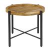 Beistelltisch Couchtisch rund Couchtisch ø46xH45cm Sioux Metall-Gestell