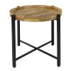 Beistelltisch Couchtisch rund Couchtisch ø46xH45cm Sioux Metall-Gestell