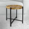 Beistelltisch Couchtisch rund Couchtisch ø46xH45cm Sioux Metall schwarz matt