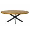 Esstisch oval 190x100cm Esszimmer Tisch Liverpool Mangoholz massiv stabil
