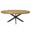 Esstisch oval 190x100cm Esszimmer Tisch Liverpool Mangoholz massiv stabil