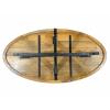 Esstisch oval 190x100cm Esszimmer Tisch Liverpool Mangoholz massiv stabil