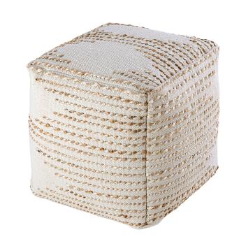 Sitzhocker Jute 45x45x45cm Sitzpouf Deko Hocker natur...
