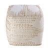 Sitzhocker Jute 45x45x45cm Sitzpouf Deko Hocker natur Jutehocker Bodenkissen