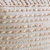 Sitzhocker Jute 45x45x45cm Sitzpouf Deko Hocker natur Jutehocker Bodenkissen