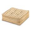 Bodenkissen Jute 50x50cm Sitzkissen quadratisch Loungekissen natur Fußkissen