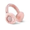 Ohren-Wärmer Lammfell Leder Ohrenschützer Unisex rosa
