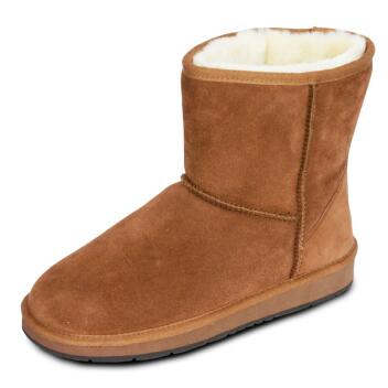 Heitmann Damen Lammfell-Boots (camel) Gr 41