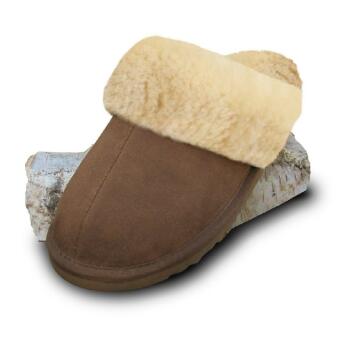 Heitmann Lammfell-Pantoffel (braun) Gr 36 offen