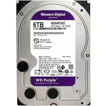 Western Digital WD Purple 6TB WD64PURZHDD 3.5Zoll...